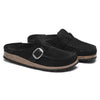BIRKENSTOCK clogs Birkenstock Buckley Suede Leather Black Birkenstock Buckley Suede Leather Black