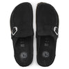 BIRKENSTOCK clogs Birkenstock Buckley Suede Leather Black Birkenstock Buckley Suede Leather Black