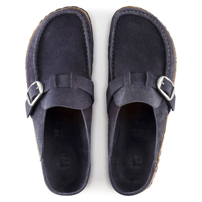 BIRKENSTOCK Clogs Birkenstock Women's Buckley Suede Leather Navy Birkenstock Women's Buckley Suede Leather Navy