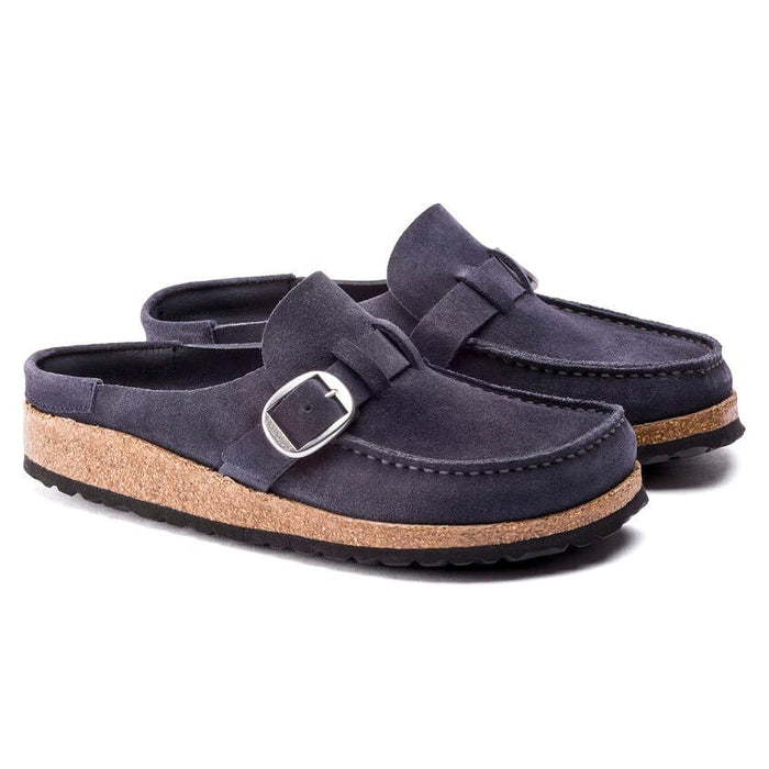 BIRKENSTOCK Clogs Birkenstock Women's Buckley Suede Leather Navy Birkenstock Women's Buckley Suede Leather Navy