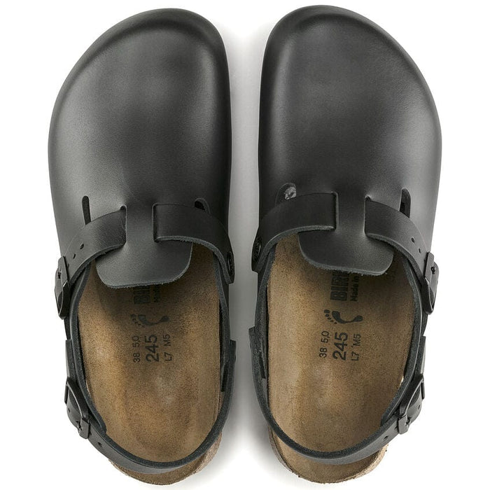 BIRKENSTOCK clogs Tokyo Super Grip Leather Black Tokyo Super Grip Leather Black