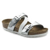 BIRKENSTOCK sandal 29 / Narrow/Medium Salina Kids Birko-Flor Metallic Silver White 886925945479 Salina Kids Birko-Flor Metallic Silver White