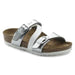 BIRKENSTOCK sandal 29 / Narrow/Medium Salina Kids Birko-Flor Metallic Silver White 886925945479 Salina Kids Birko-Flor Metallic Silver White