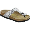 BIRKENSTOCK sandal 30 / Narrow Gizeh Kids Birko-Flor Silver 886454281901 Gizeh Kids Birko-Flor Silver