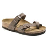 BIRKENSTOCK SANDAL 30 / Narrow / Medium Mayari Kids Birkibuc Mocha 802436409903 Mayari Kids Birkibuc Mocha