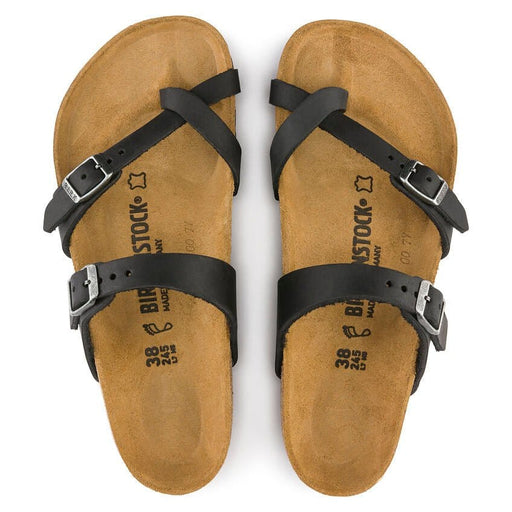 BIRKENSTOCK sandal Mayari Oiled Leather Black Mayari Oiled Leather Black