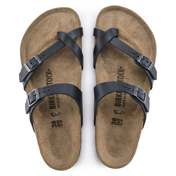 BIRKENSTOCK sandal Mayari Oiled Leather Blue Mayari Oiled Leather Blue