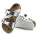 BIRKENSTOCK sandal Salina Kids Birko-Flor Metallic Silver White Salina Kids Birko-Flor Metallic Silver White