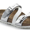 BIRKENSTOCK sandal Salina Kids Birko-Flor Metallic Silver White Salina Kids Birko-Flor Metallic Silver White