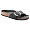 BIRKENSTOCK Sandals 36 / Narrow / Medium Madrid Big Buckle Oiled Leather Black 886925841276 Madrid Big Buckle Oiled Leather Black