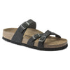 BIRKENSTOCK Sandals 36 / Regular/Wide Birkenstock Franca Oiled Leather Black 886454950920 Birkenstock Franca Oiled Leather Black