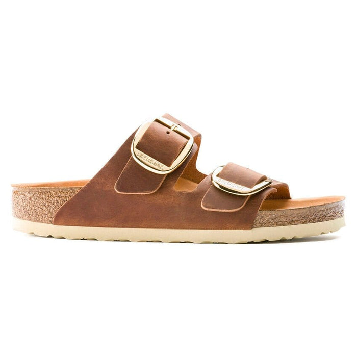 BIRKENSTOCK Sandals Birkenstock Arizona Big Buckle Oiled Leather Cognac Birkenstock Arizona Big Buckle Oiled Leather Cognac