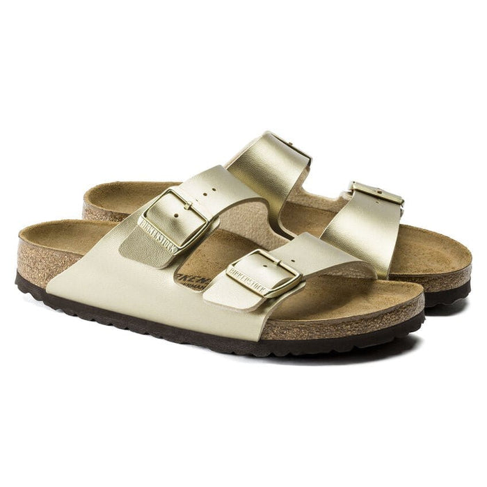 BIRKENSTOCK Sandals Birkenstock Arizona Birko-Flor Gold Birkenstock Arizona Birko-Flor Gold