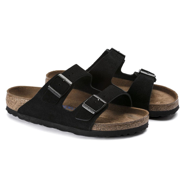 BIRKENSTOCK Sandals Birkenstock Arizona Soft Footbed Suede Black - Unisex Birkenstock Arizona Soft Footbed Suede Black - Unisex