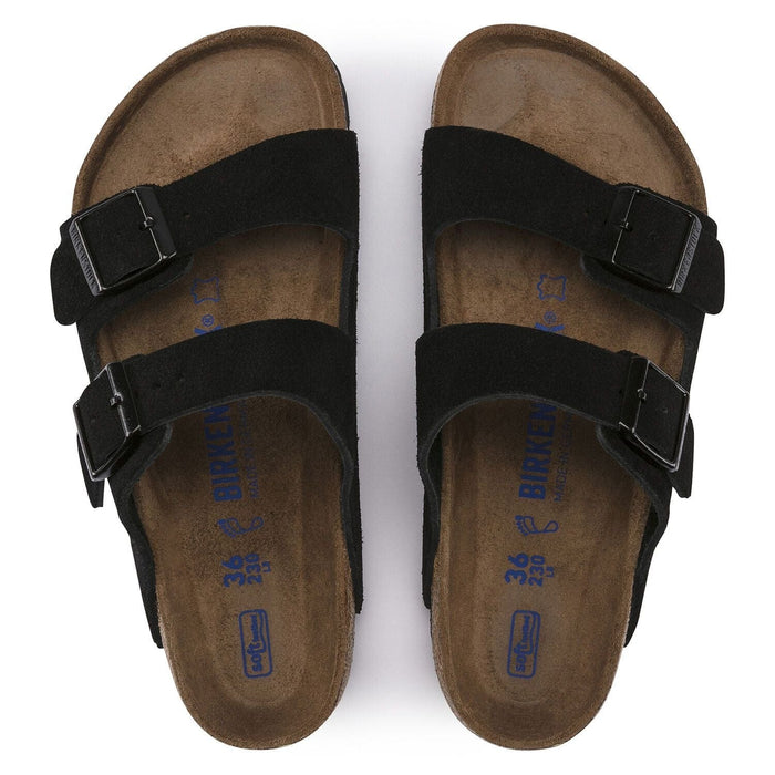 BIRKENSTOCK Sandals Birkenstock Arizona Soft Footbed Suede Black - Unisex Birkenstock Arizona Soft Footbed Suede Black - Unisex