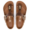 BIRKENSTOCK Sandals Birkenstock Gizeh Big Buckle Oiled Nubuck Leather Cognac Birkenstock Gizeh Big Buckle Oiled Nubuck Leather Cognac
