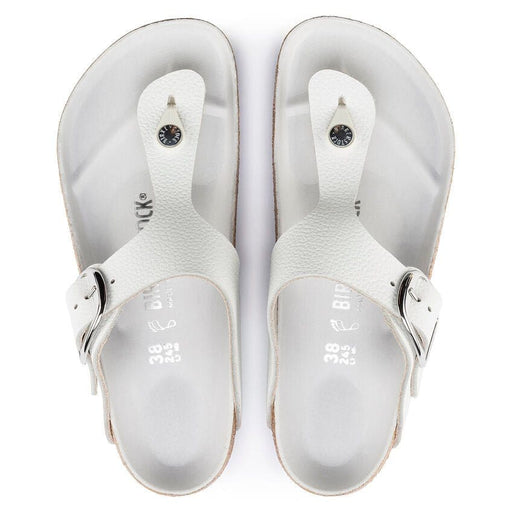 BIRKENSTOCK Sandals Gizeh Big Buckle Leather White Gizeh Big Buckle Leather White / Regular / Wide