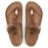 BIRKENSTOCK Sandals Gizeh Braided Oiled Leather Cognac Gizeh Braided Oiled Leather Cognac
