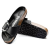 BIRKENSTOCK Sandals Madrid Big Buckle Oiled Leather Black Madrid Big Buckle Oiled Leather Black