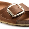 BIRKENSTOCK Sandals Madrid Big Buckle Oiled Leather Cognac Madrid Big Buckle Oiled Leather Cognac