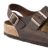 BIRKENSTOCK Sandals Milano Unisex  Oiled Leather Habana Milano Unisex  Oiled Leather Habana