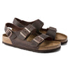 BIRKENSTOCK Sandals Milano Unisex  Oiled Leather Habana Milano Unisex  Oiled Leather Habana