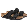 BIRKENSTOCK sandals Uji Nubuck/Suede Leather Black Uji Nubuck/Suede Leather Black / Narrow / Medium