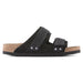 BIRKENSTOCK sandals Uji Nubuck/Suede Leather Black Uji Nubuck/Suede Leather Black