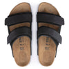BIRKENSTOCK sandals Uji Nubuck/Suede Leather Black Uji Nubuck/Suede Leather Black / Narrow / Medium
