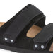 BIRKENSTOCK sandals Uji Nubuck/Suede Leather Black Uji Nubuck/Suede Leather Black