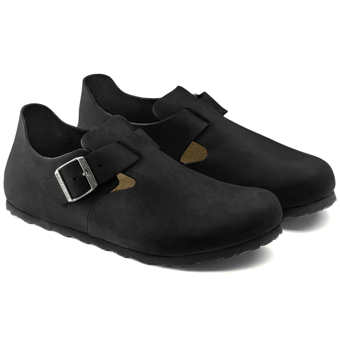 BIRKENSTOCK Shoes London Oiled Leather Black London Oiled Leather Black