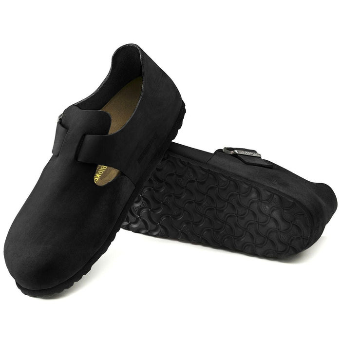BIRKENSTOCK Shoes London Oiled Leather Black London Oiled Leather Black