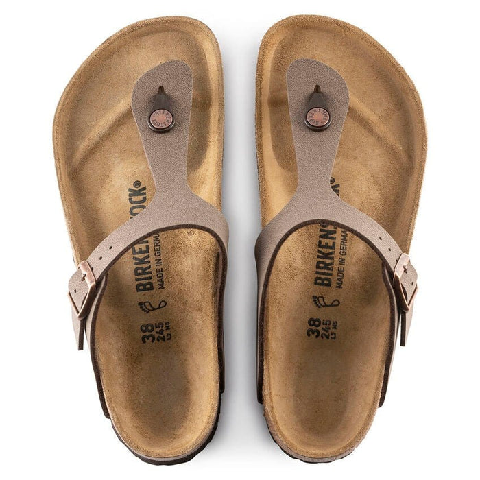 BIRKENSTOCK Thong Women's Gizeh Birkibuc Mocha Women's Gizeh Birkibuc Mocha