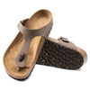 BIRKENSTOCK Thong Women's Gizeh Birkibuc Mocha Women's Gizeh Birkibuc Mocha