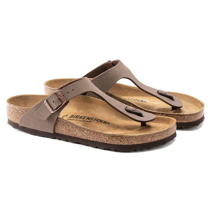 BIRKENSTOCK Thong Women's Gizeh Birkibuc Mocha Women's Gizeh Birkibuc Mocha