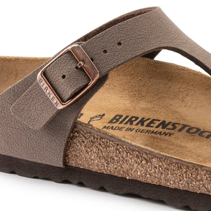 BIRKENSTOCK Thong Women's Gizeh Birkibuc Mocha Women's Gizeh Birkibuc Mocha