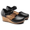 BIRKENSTOCK Wedge Mary Ring Buckle Black Mary Ring Buckle Black