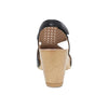 DANSKO Sandals Teagan Black Burnished Nappa Sandal Teagan Black Burnished Nappa Sandal