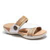 HALSA sandal US 6.5 ( EU 36.5 ) / White Multi Halsa Women's Desiree White Halsa Women's Desiree White / White Multi