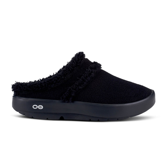 OOFOS clogs WOMEN'S OOCOOZIE MULE SHOE - BLACK WOMEN'S OOCOOZIE MULE SHOE - BLACK