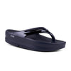 OOFOS SANDALS 5 Omega oolala Thong Black - Black 848282043861 Omega oolala Thong Black - Black
