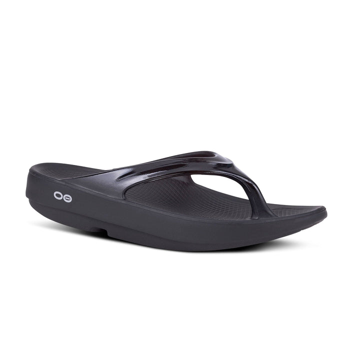OOFOS SANDALS 5 OOlala Women Thong Black - Black 848282003438 OOlala Women Thong Black - Black
