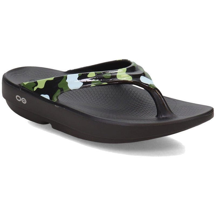 OOFOS SANDALS 6 OOlala Women Thong Limited Edition - Jungle Camo 848282051279 OOlala Women Thong Limited Edition - Jungle Camo