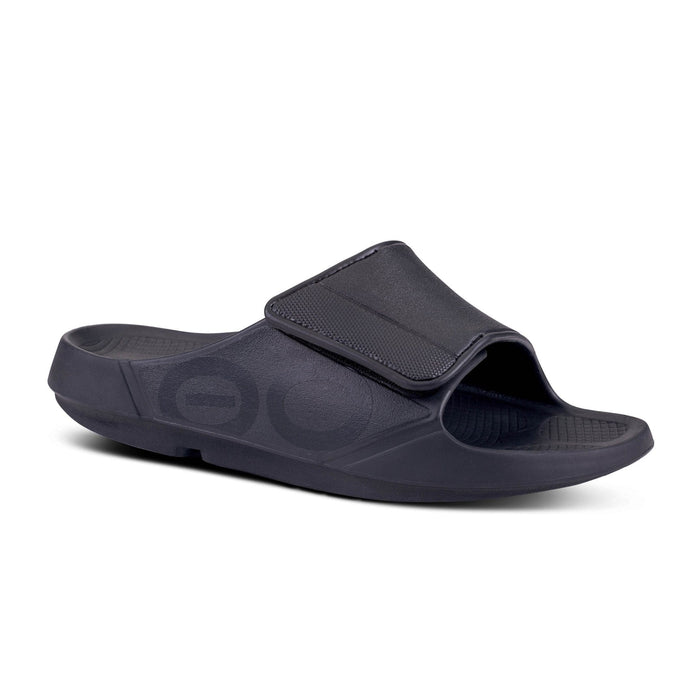 OOFOS Sandals MEN 4 / WOMEN 6 OOahh Sport Flex Slide Black 848282018920 OOahh Sport Flex Slide Black