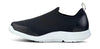 OOFOS SHOES WOMEN'S OOMG SPORT LOW SHOE - WHITE BLACK WOMEN'S OOMG SPORT LOW SHOE - WHITE BLACK