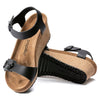 PAPILLIO Sandals Soley Ring-Buckle Oiled Leather Soley Ring-Buckle Oiled Leather / Black