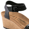 PAPILLIO Sandals Soley Ring-Buckle Oiled Leather Soley Ring-Buckle Oiled Leather / Black