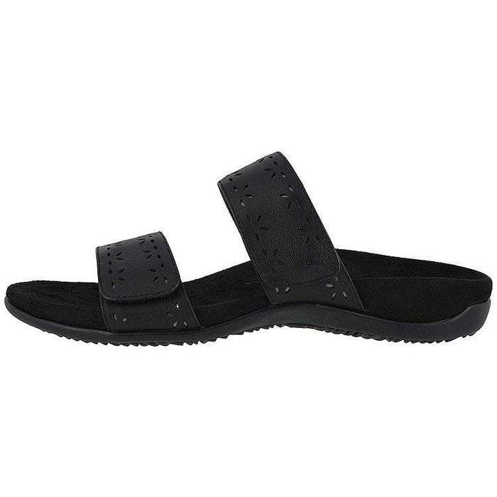 Randi Slide Sandal Leather Black - COMFORTWIZ