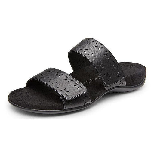 Randi Slide Sandal Leather Black - COMFORTWIZ
