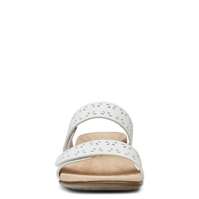 VIONIC sandal Randi Slide Sandal Leather White Randi Slide Sandal Leather White